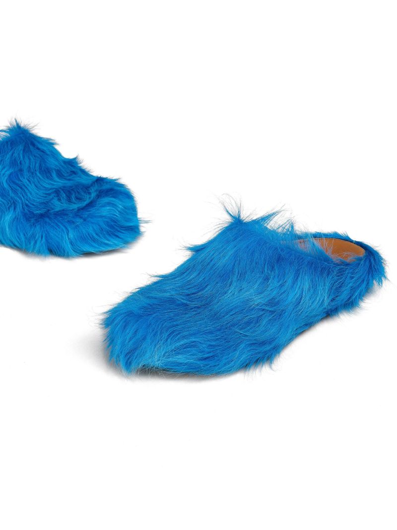 Blue Fussbett Sabot Mules
