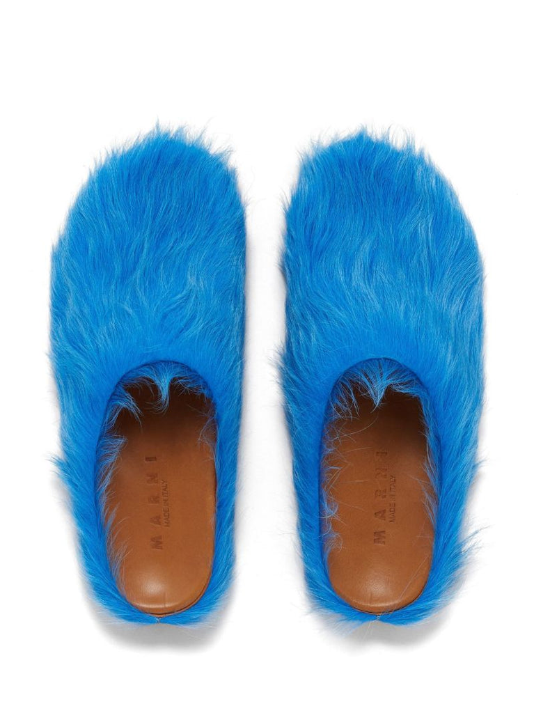 Blue Fussbett Sabot Mules