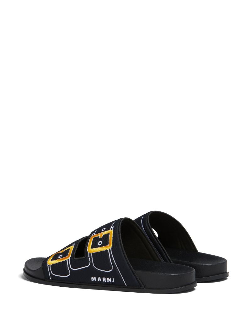 Black Trompe L'oeil Slides