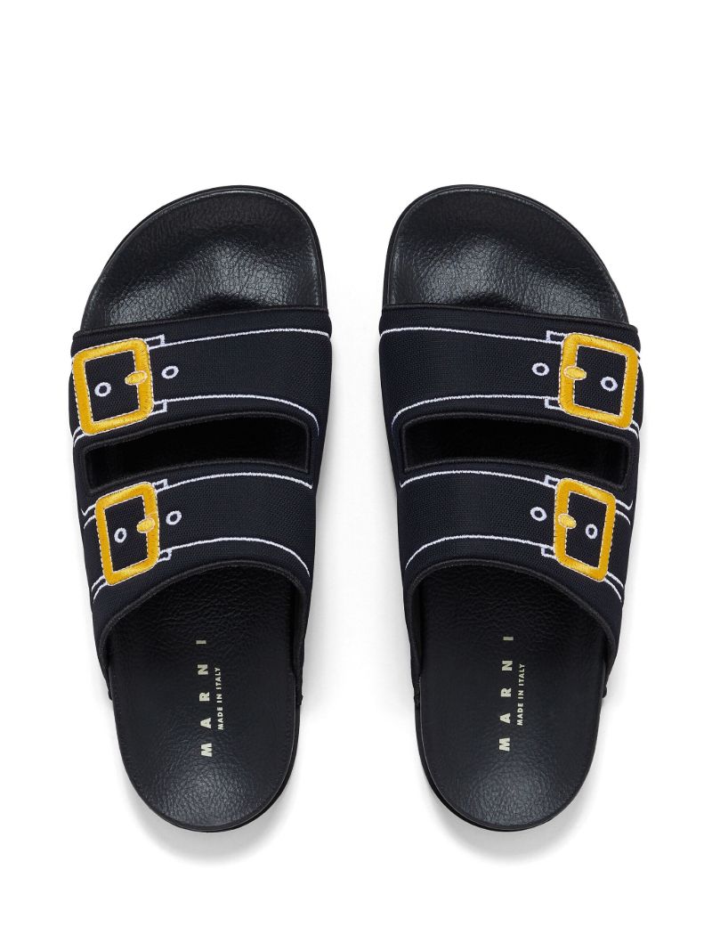Black Trompe L'oeil Slides