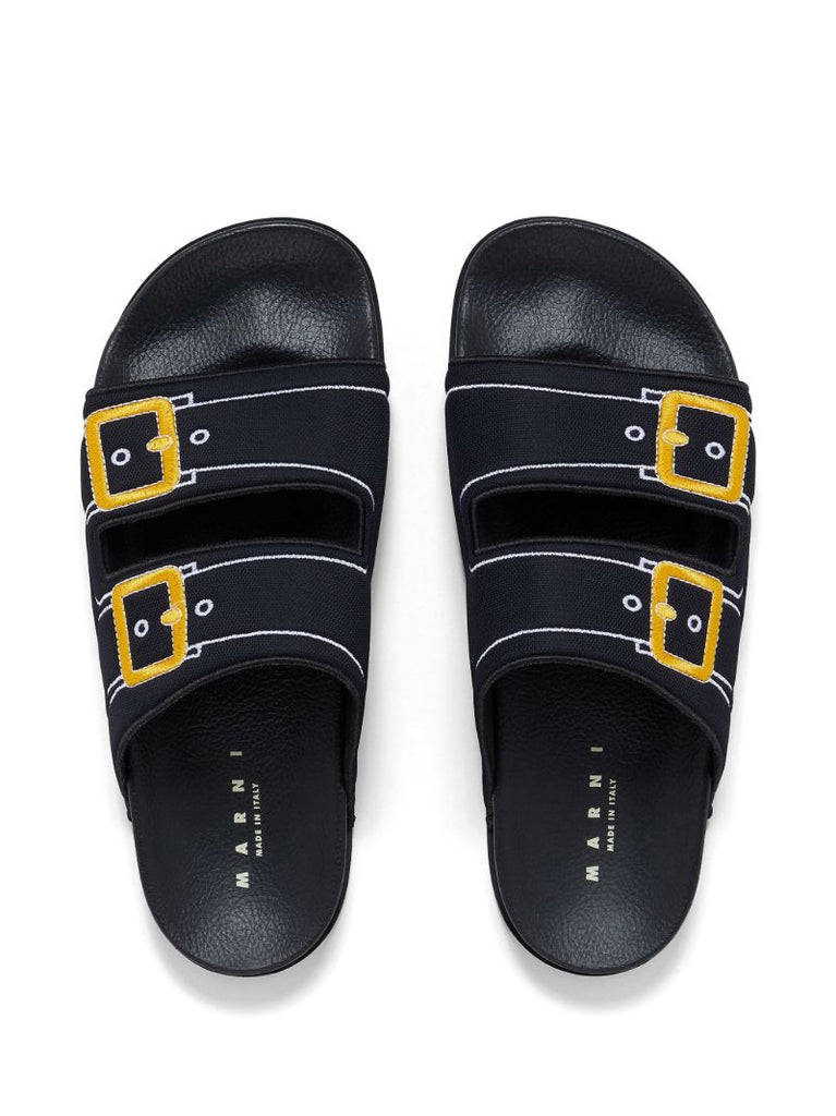 Black Trompe L'oeil Slides
