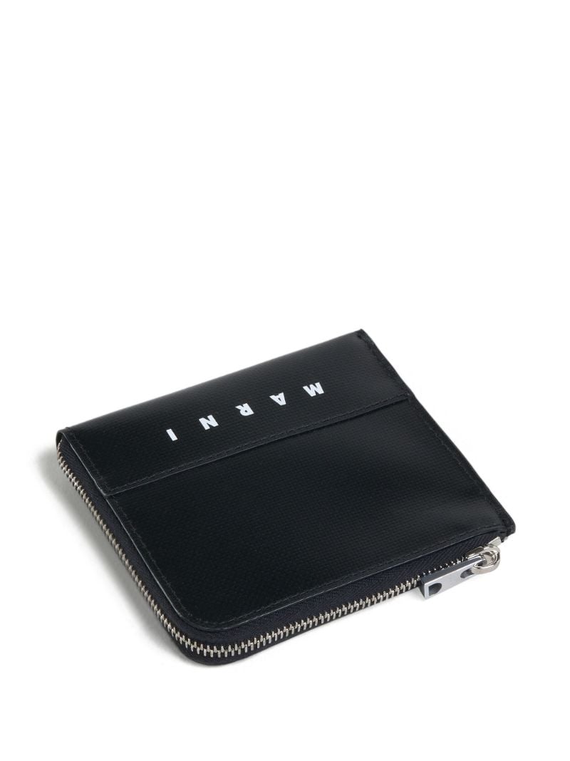 Black Logo-print Purse