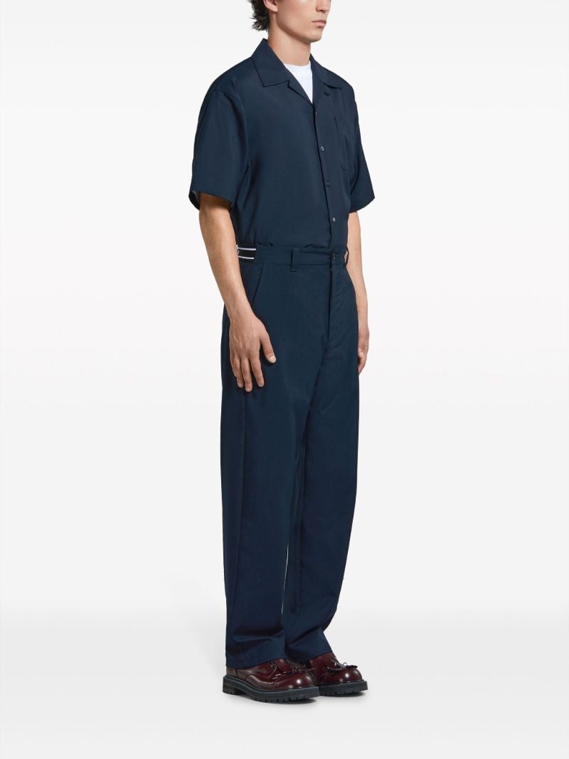 Blue Virgin-wool Shirt