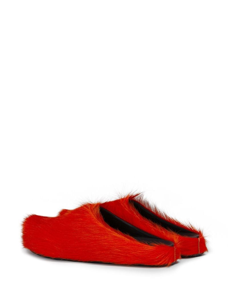 Red Fussbett Sabot Mules