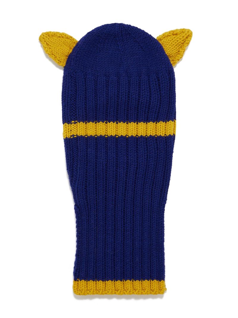 Blue Virgin-wool Balaclava