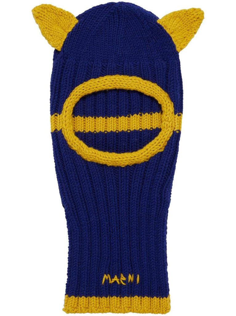 Blue Virgin-wool Balaclava