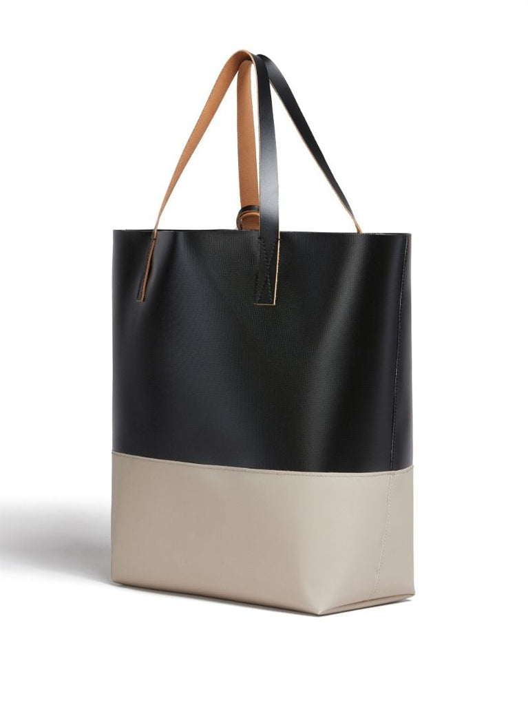Black Tribeca Logo-debossed Tote Bag