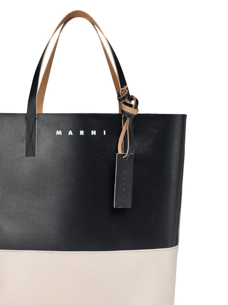 Black Tribeca Logo-debossed Tote Bag