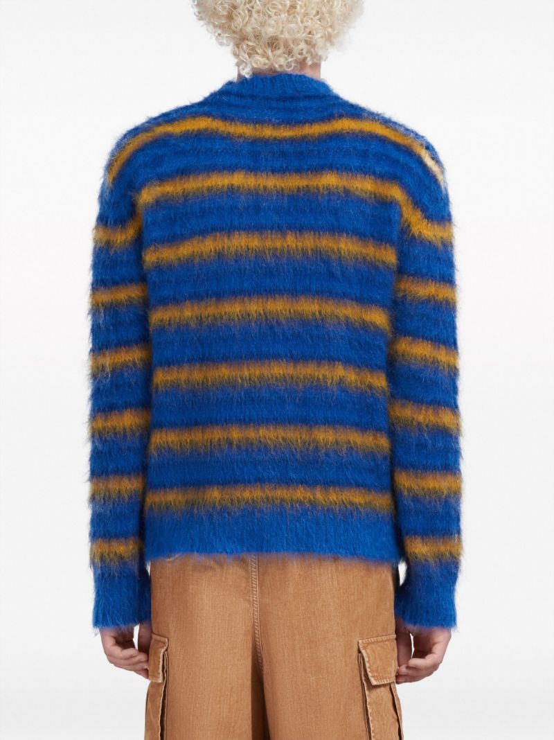 Blue Mohair-blend Jumper