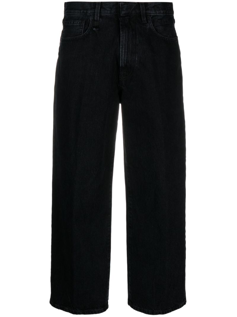 Black D'arcy Wide-leg Jeans