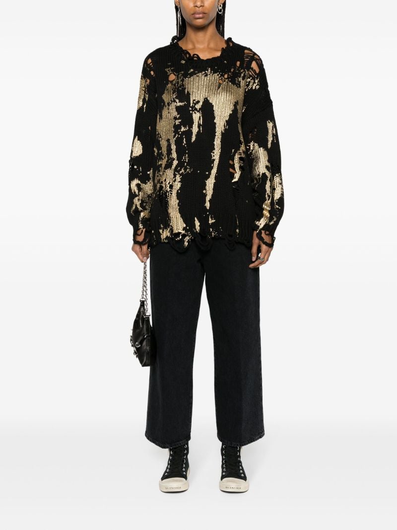Black D'arcy Wide-leg Jeans