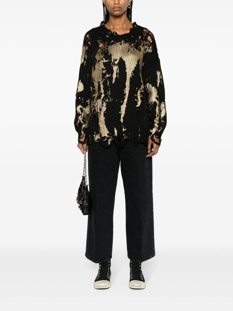 Black D'arcy Wide-leg Jeans