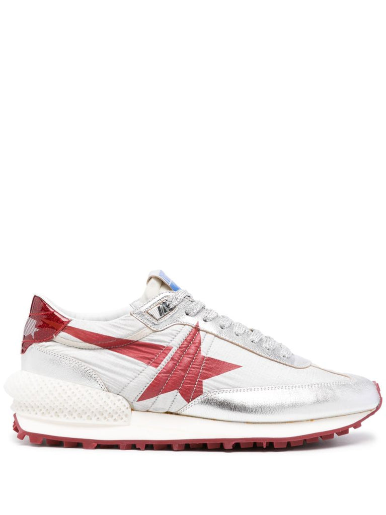 X Sunmi Silver Marathon Panelled Sneakers
