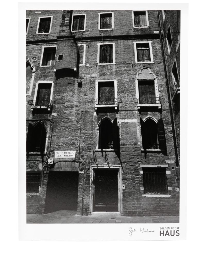 X Suki Black Venice Photography Print