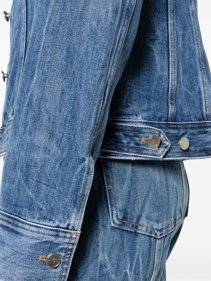 Blue Cotton Denim Jacket