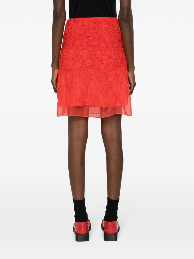Red Vida A-line Skirt