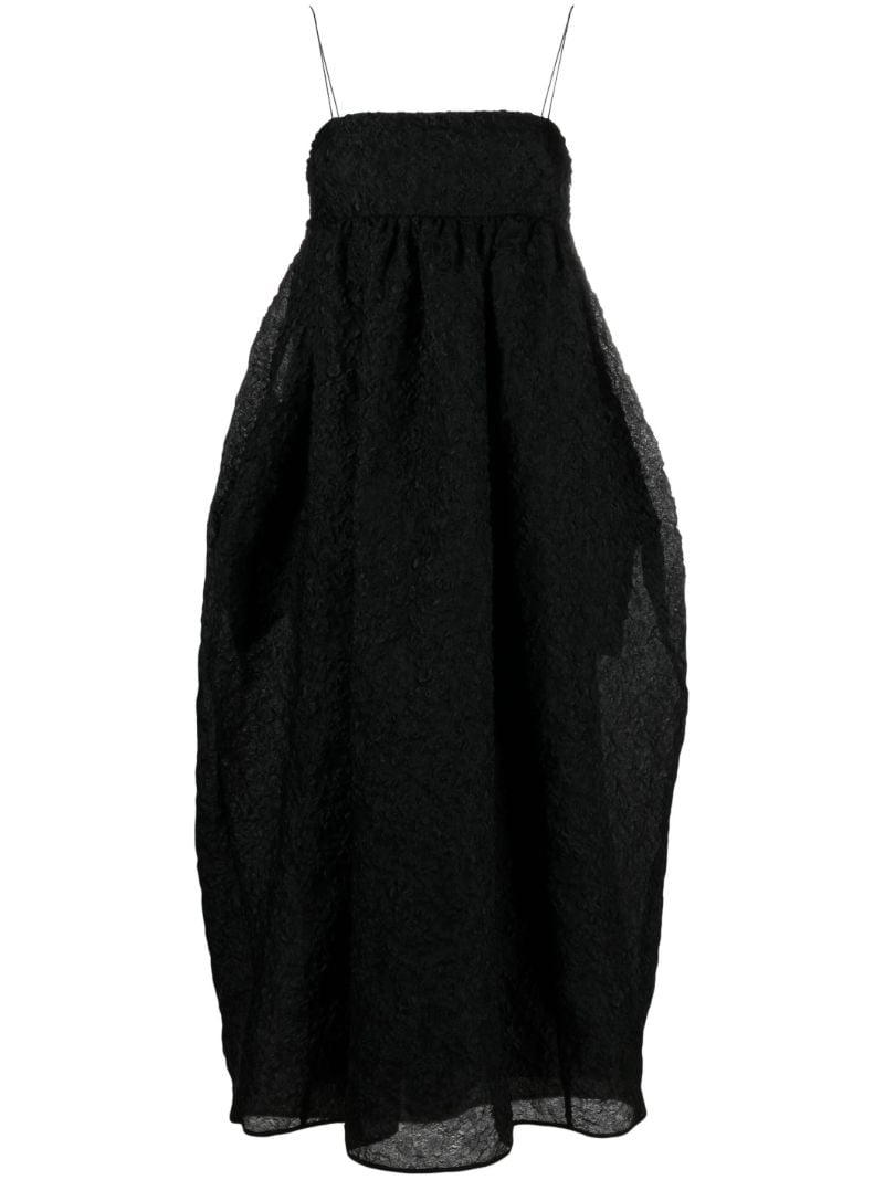 Black Vilma Bow Detailed Dress