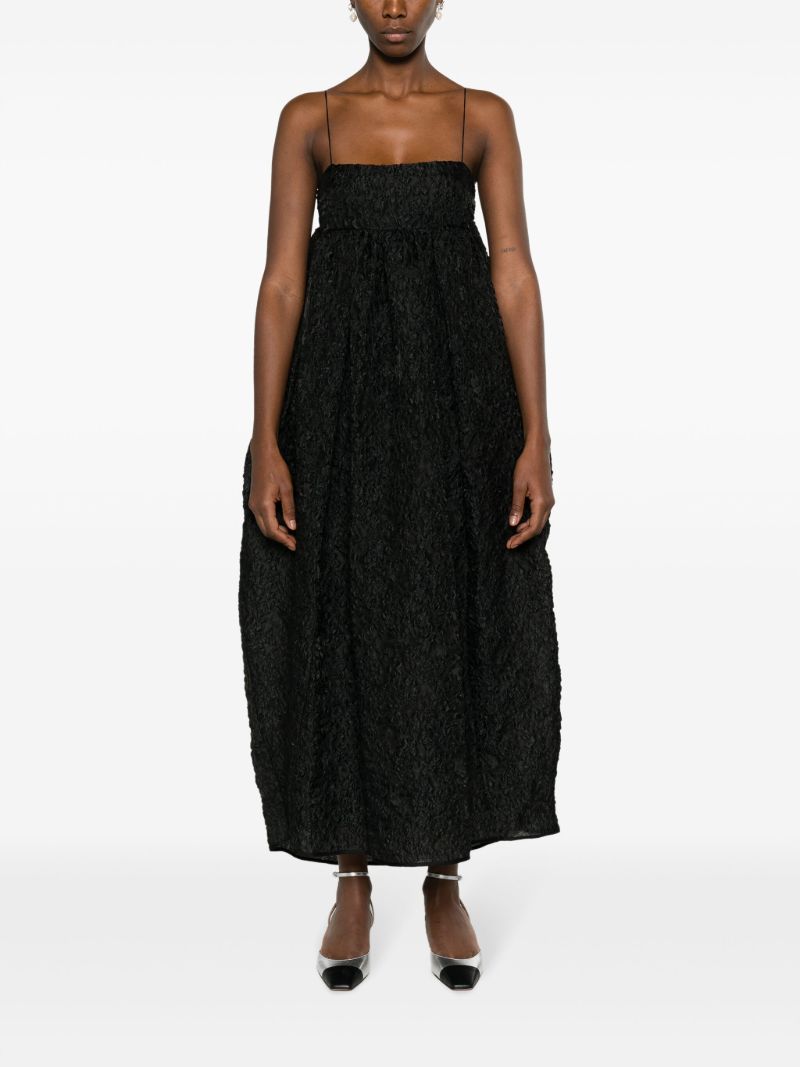 Black Vilma Bow Detailed Dress