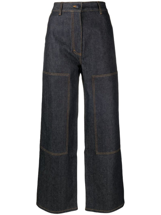 Blue Virginia Wide Leg Jeans