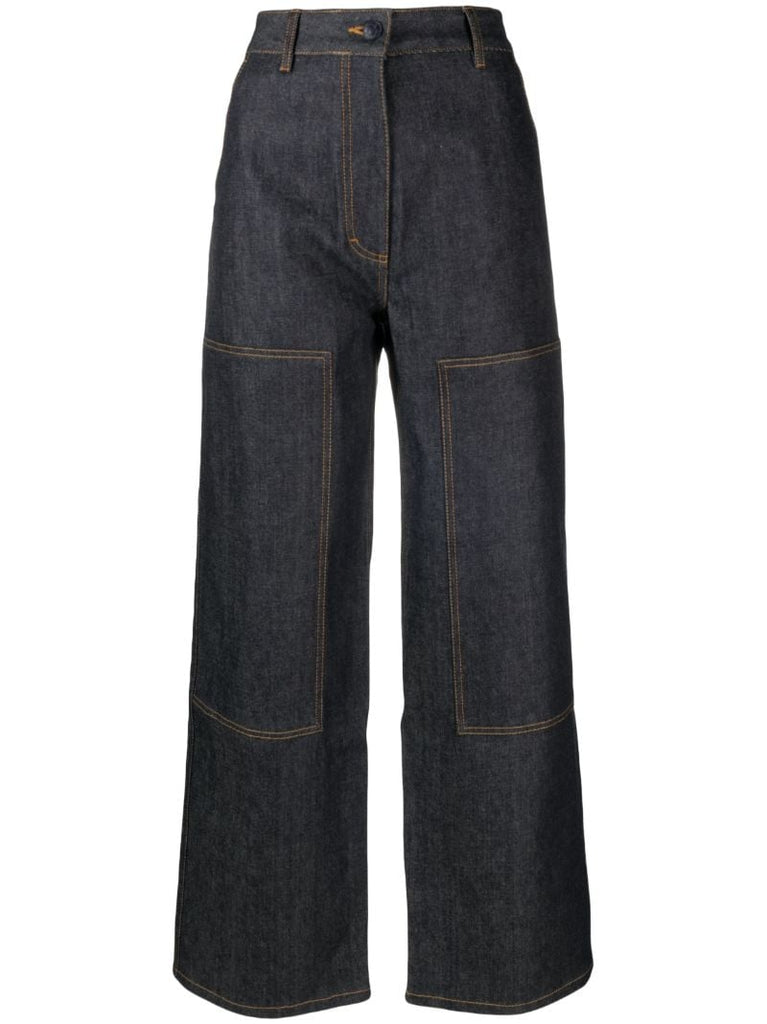 Blue Virginia Wide Leg Jeans