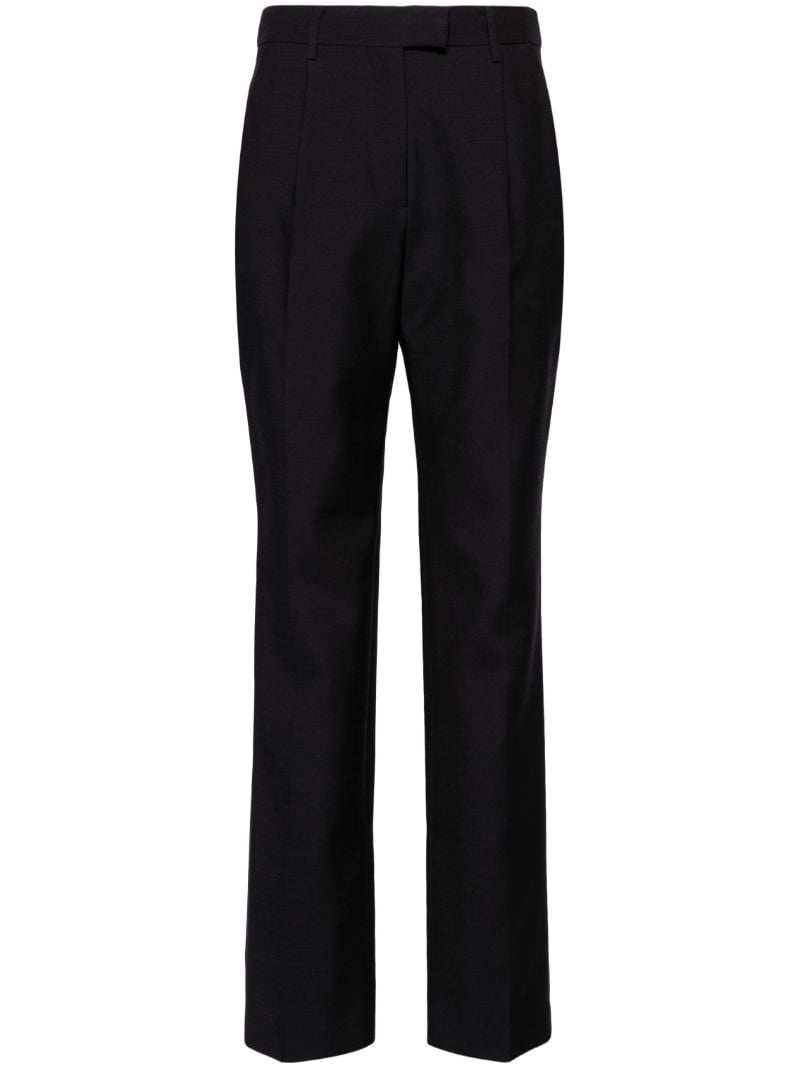 Black High Waisted Tailored Trousers