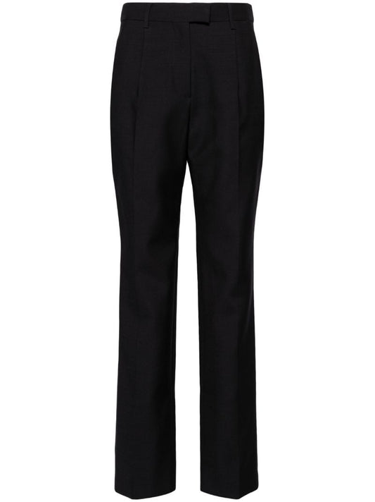 Black High Waisted Tailored Trousers