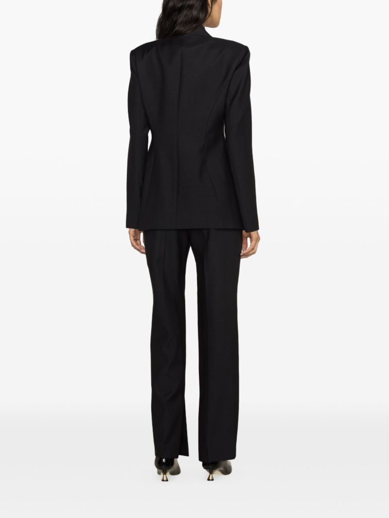 Black Single Breasted Tailored Blazer