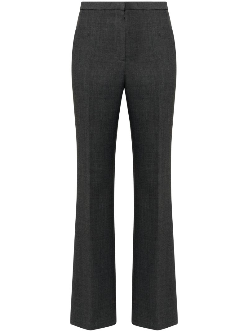 Grey Bootcut Tailored Trousers