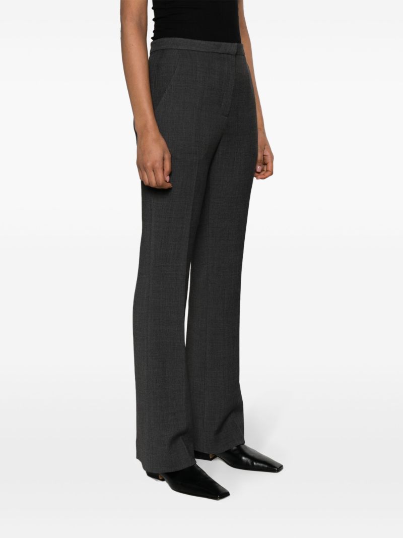Grey Bootcut Tailored Trousers
