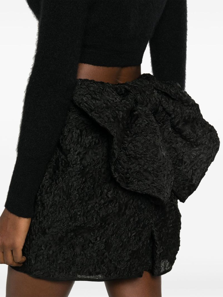 Black Vailis Mini Skirt