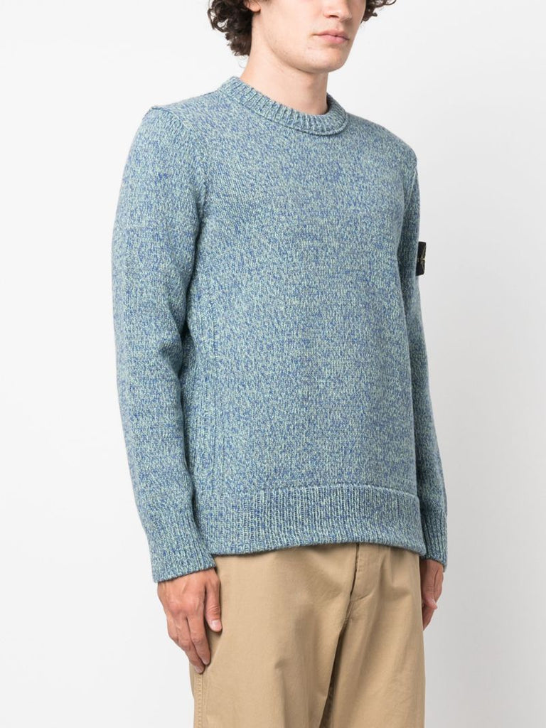 Blue MÃ_x0083_Â©lange Sweater