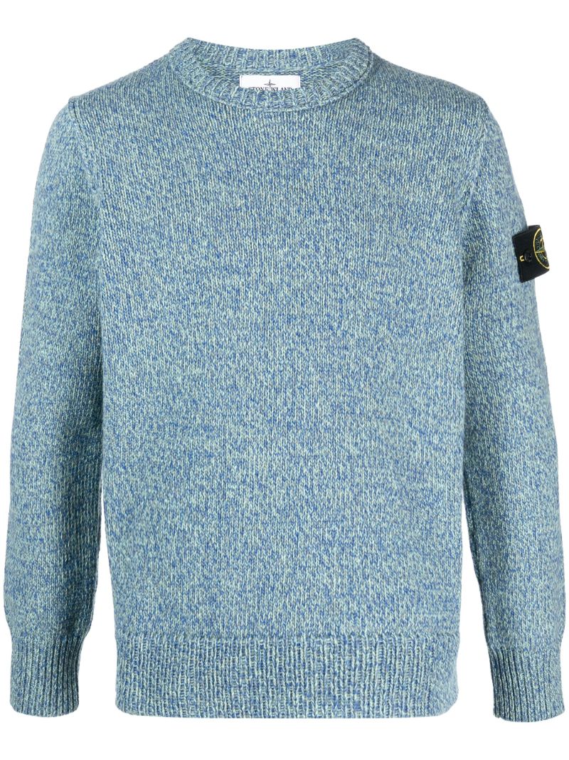Blue MÃ_x0083_Â©lange Sweater