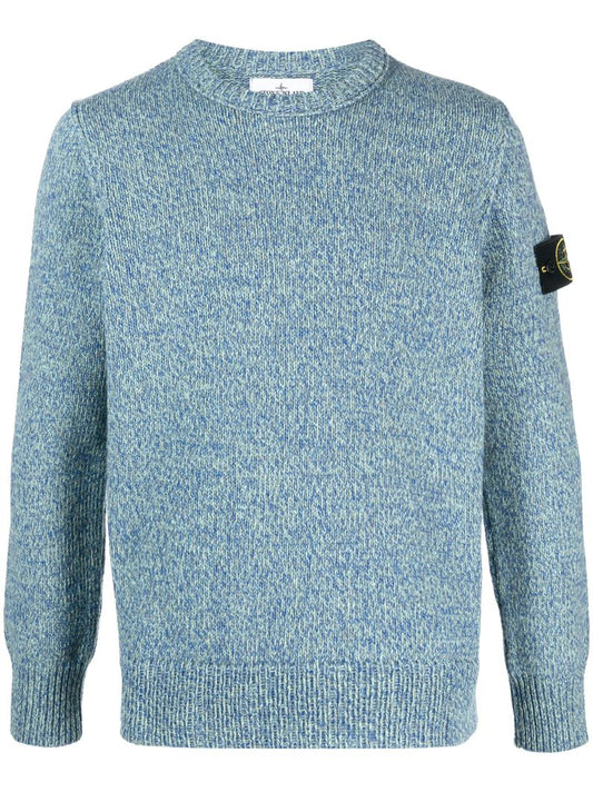 Blue MÃ_x0083_Â©lange Sweater