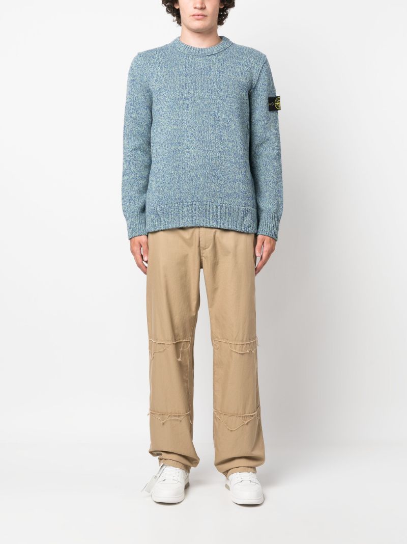 Blue MÃ_x0083_Â©lange Sweater