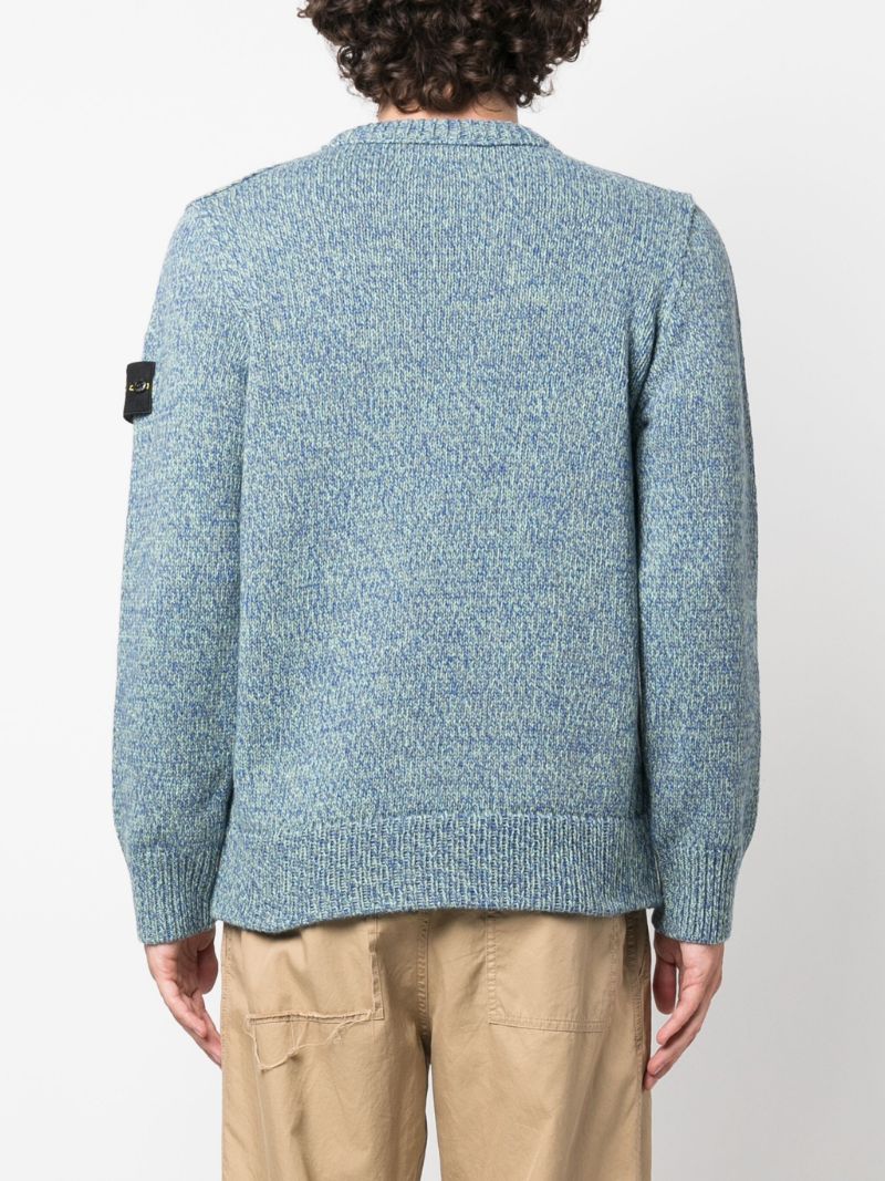 Blue MÃ_x0083_Â©lange Sweater