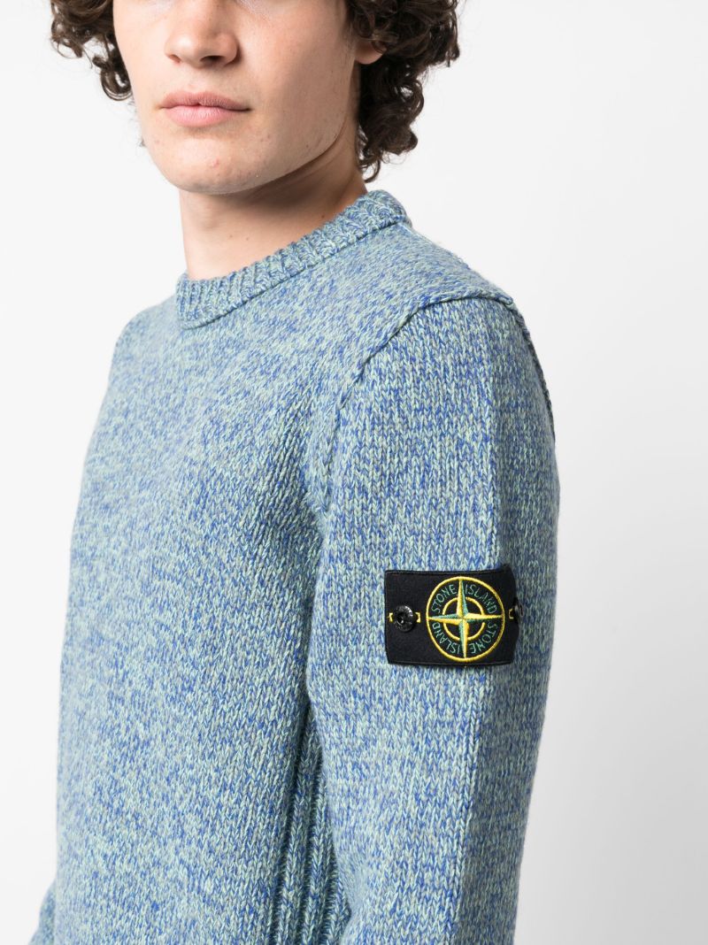 Blue MÃ_x0083_Â©lange Sweater