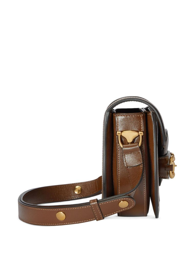 Black Gg Supreme Horsebit 1955 Cross Body Bag