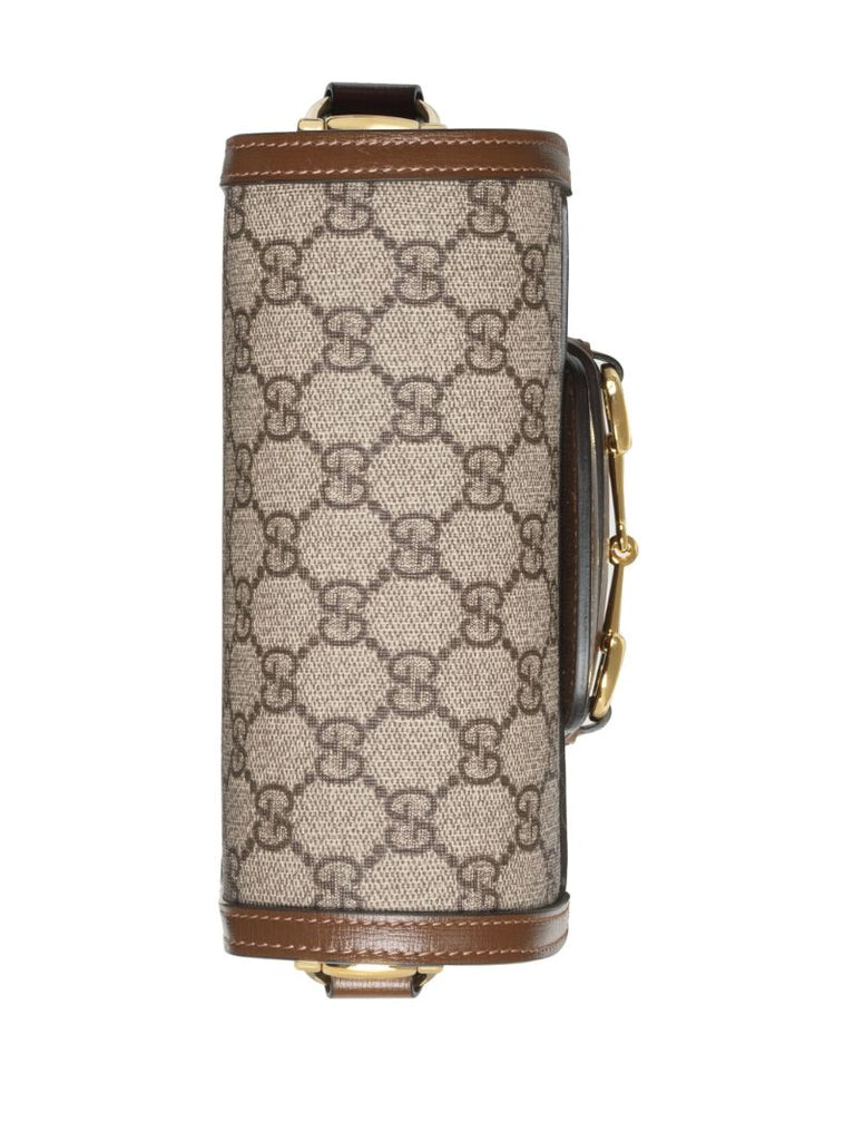 Black Gg Supreme Horsebit 1955 Cross Body Bag