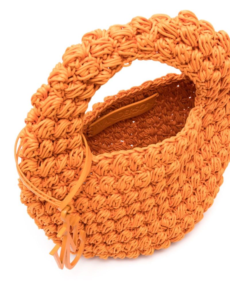 Orange Popcorn Basket Cotton Tote Bag
