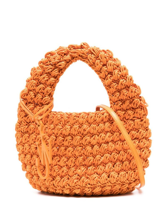 Orange Popcorn Basket Cotton Tote Bag