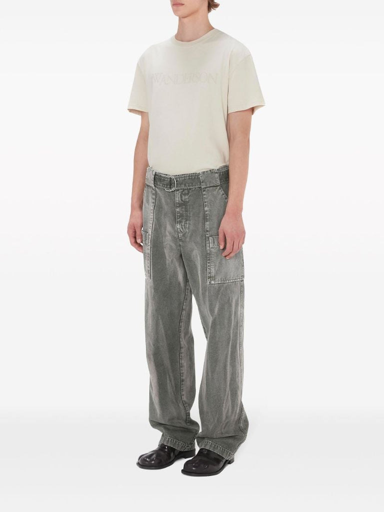 Green Cotton Cargo Pants