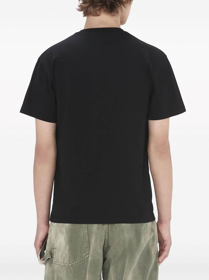 Black Gnome Trip-print Cotton T-shirt