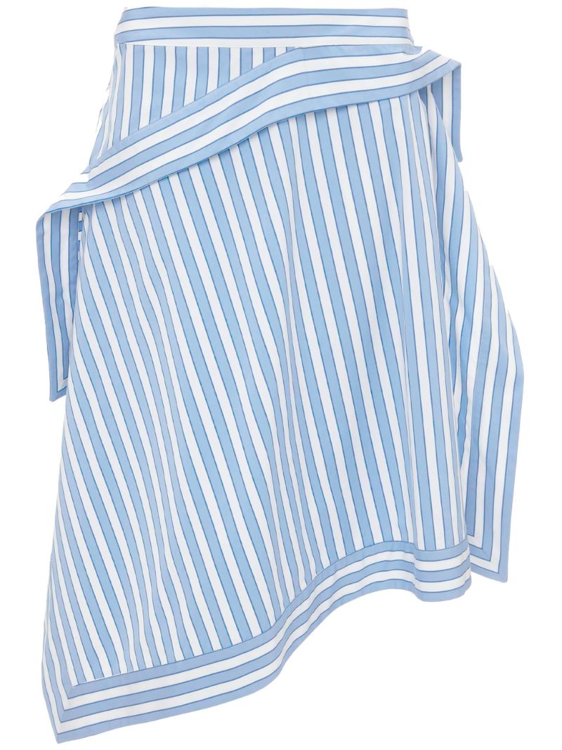 Blue Handkerchief Sriped Skirt