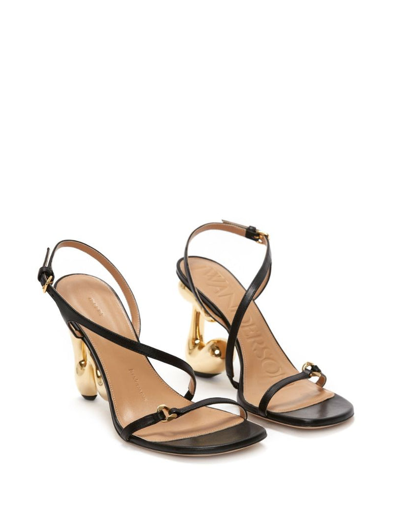 Black Jw Bubble Heel Sandals
