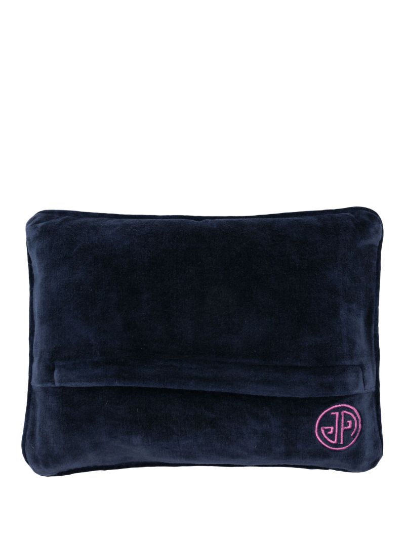 Blue Nepo Baby Needlepoint Cushion