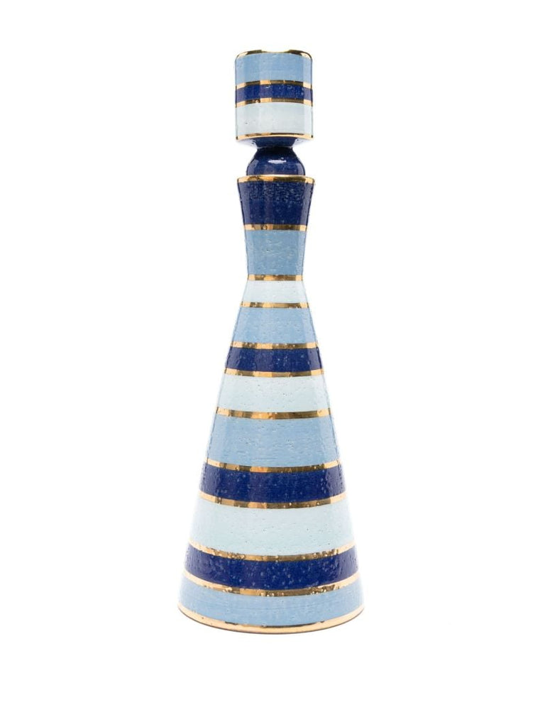 Blue Chroma Small Stoneware Decanter