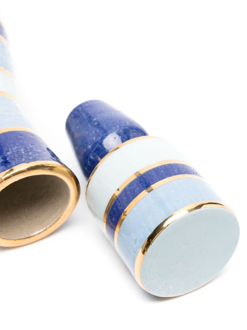 Blue Chroma Small Stoneware Decanter