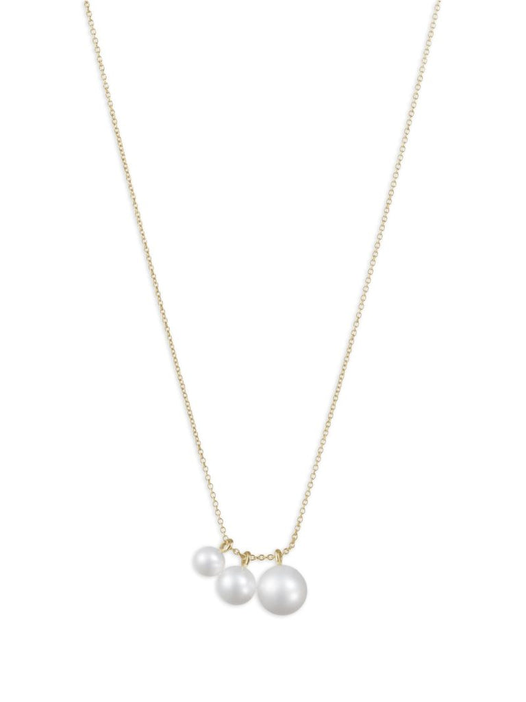 14kt Yellow Gold Stella Pearl Necklace