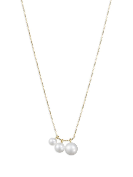 14kt Yellow Gold Stella Pearl Necklace