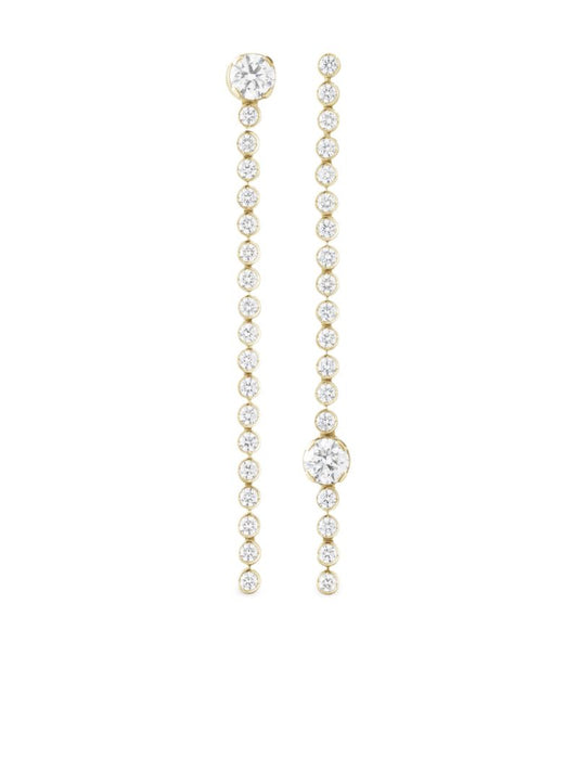 18kt Recycled Yellow Gold Ciel De Diamant Diamond Earrings